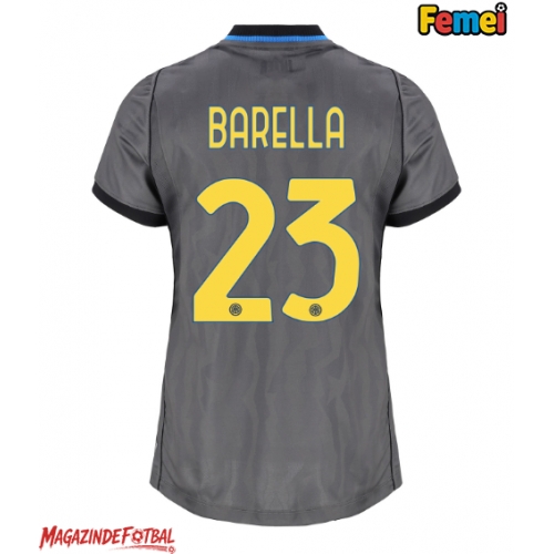 Inter Milan Nicolo Barella #23 Tricou Fotbal Replică 2026-27 Femei Treilea Inter Milan Nicolo Barella #23 Tricou Fotbal Replică 2026-27 Femei Treilea